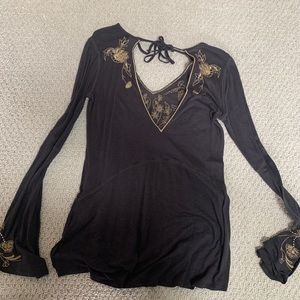 Free people Embroidered tunic